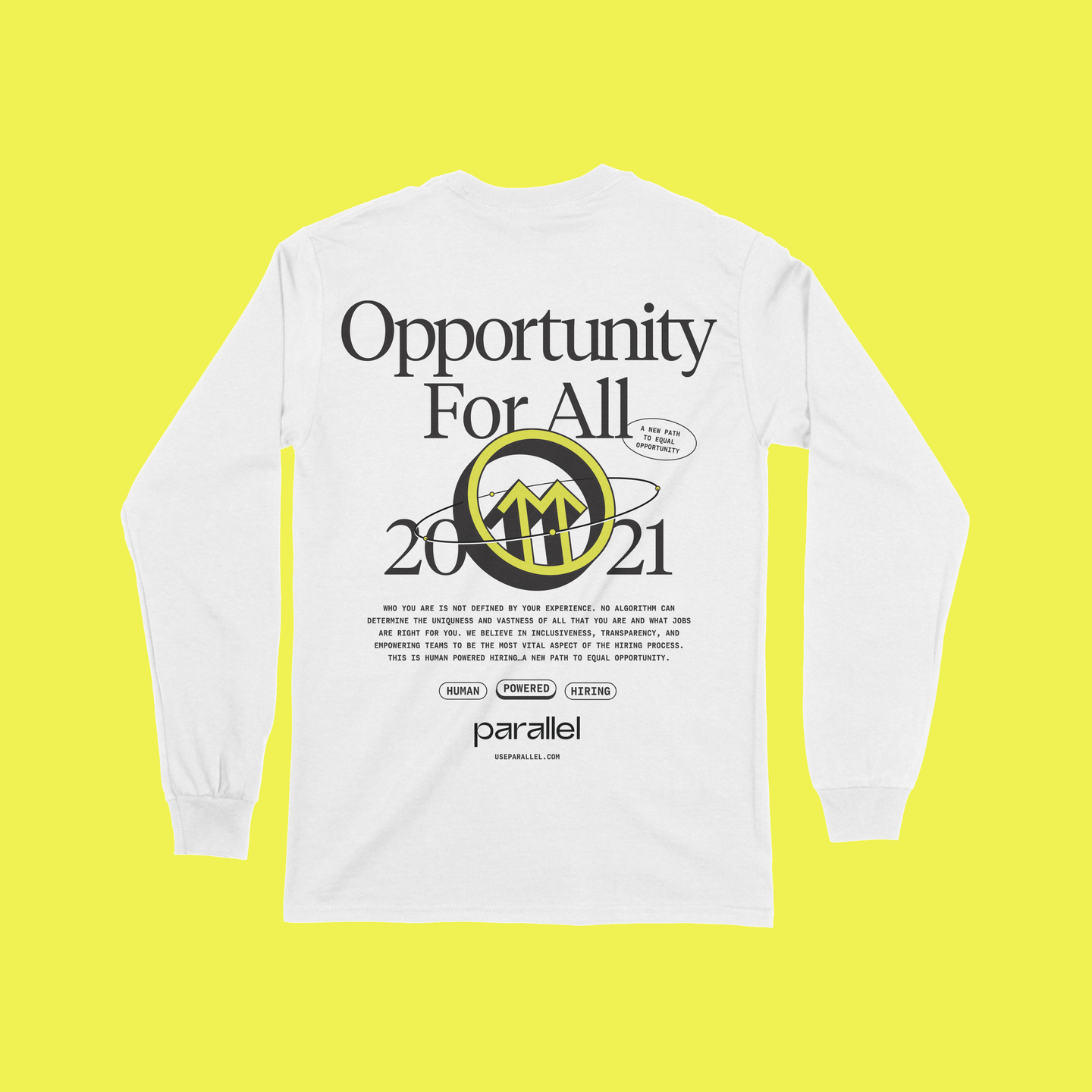 Opportunity For All - White